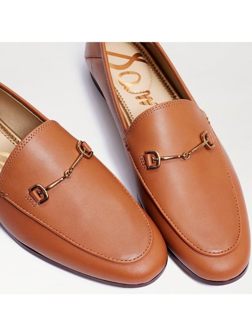 Sam Edelman Loraine Bit Loafers Women 7 M Saddle Leather New With Box - Picture 3 of 13